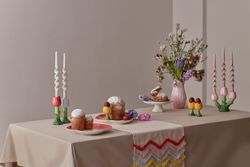 Дорожка на стол Такт из коллекции Blossom, 45х150 см