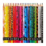Карандаши цветные MAPED (Франция) "Color'Peps Animals'", 24 цвета, трехгранные, заточенные, европодвес, 832224