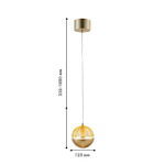 Подвесной светодиодный светильник Favourite Ballonger 4325-1P