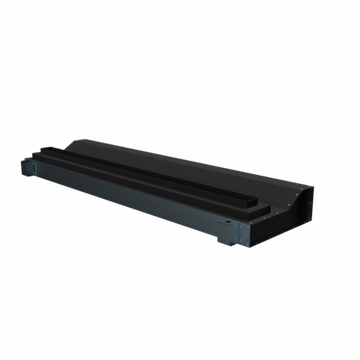 Flexag SHN-1-1000-25-B щелевой диффузор с низкопрофильной КСД под гипсокартон, черный
