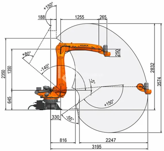 Промышленный робот KUKA KR QUANTEC PA, KR 240 R3200-2 PA