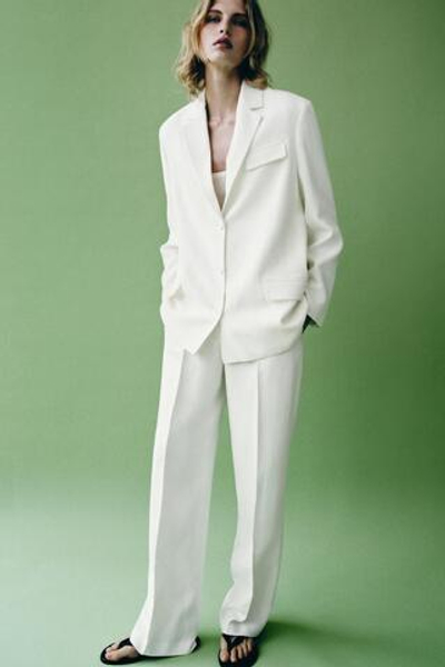 БРЮКИ ПРЯМОГО КРОЯ — ZW COLLECTION — ZARA