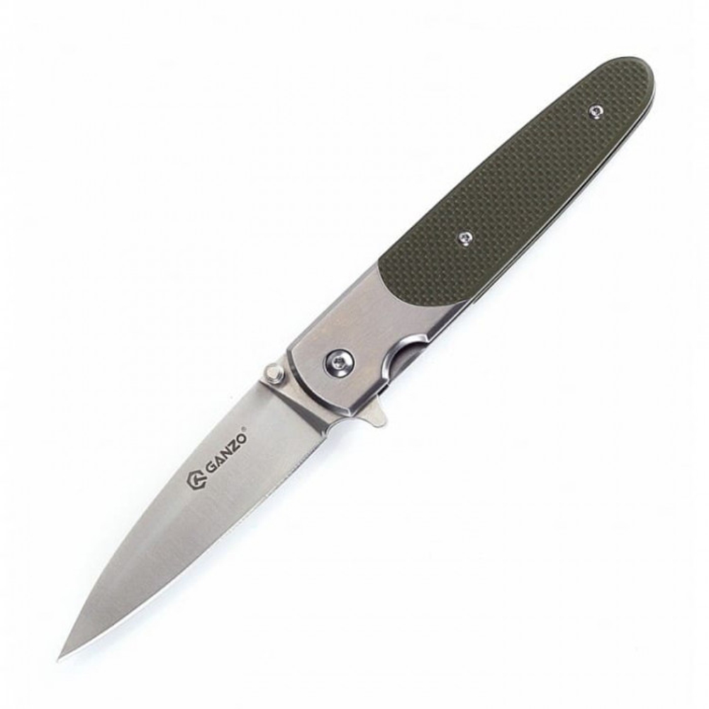 Нож Ganzo G743-1 (черный, оранжевый, зеленый)