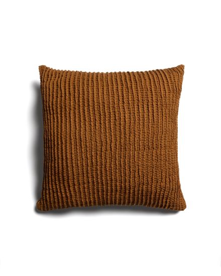 Чехол для подушки Solly из 100% хлопка, вафельный, оранжевый, 50 x 50 см