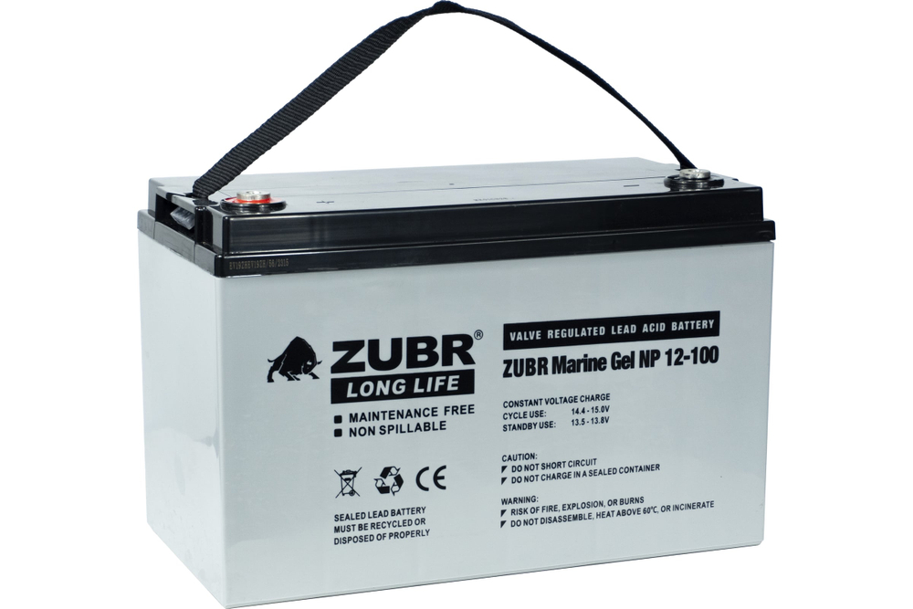ZUBR Marine Gel NP 12V 100Ah (серый корпус)