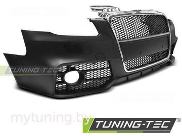 Передний бампер RS STYLE CHROME BLACK для Audi A4 B7