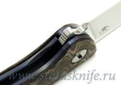Нож Широгоров Кастом Ф3 S30V Микарта Питон 3Dфотография - 9