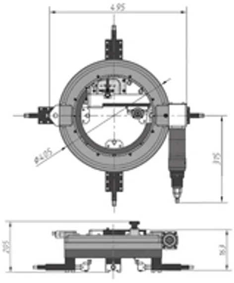 Токарный настольный станок Optimum OPTIturn TU 2807, 400 В