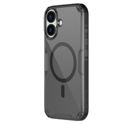 Тонированный чехол с MagSafe для iPhone 17, серия Nature TPU Pro Magnetic (Transparent Black) от Nillkin