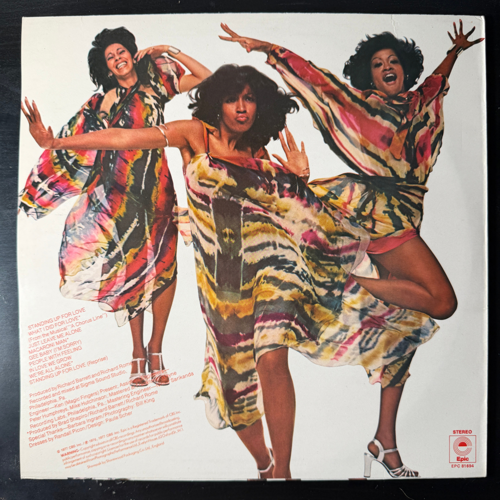 The Three Degrees ‎– Standing Up For Love (Англия 1979г.)