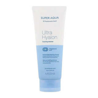 Пенка для умывания с гиалуроновым комплексом MISSHA Super Aqua Hyalron Foaming Cleanser 200 мл