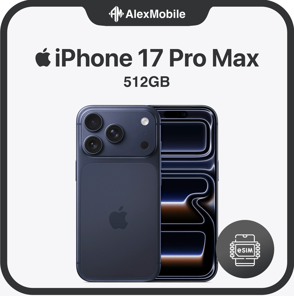 Apple iPhone 17 Pro Max 512GB, eSIM