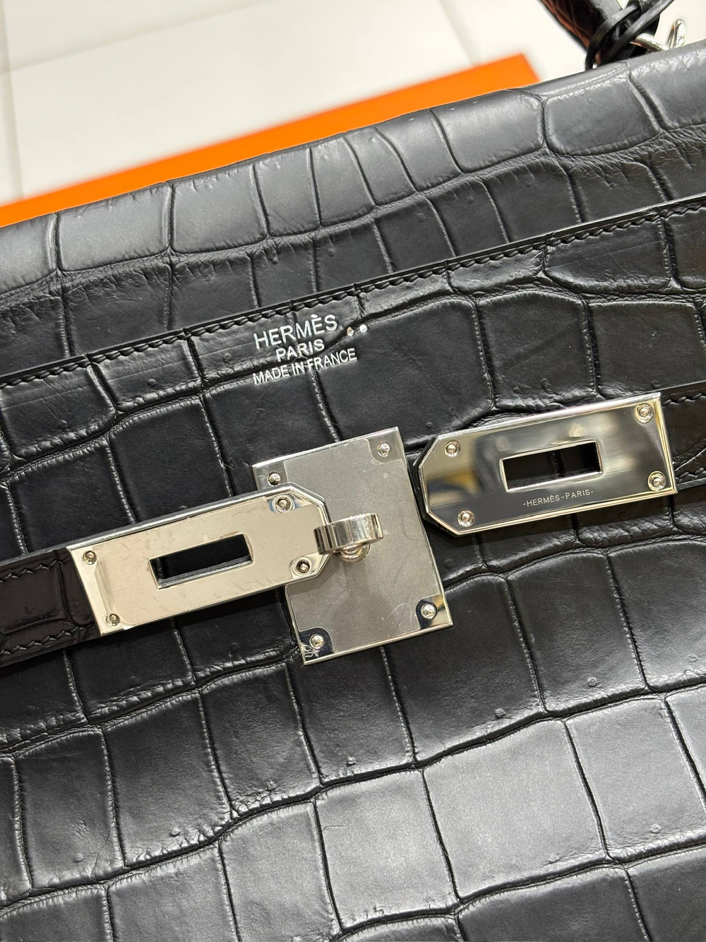 Дорожная сумка Hermes из кожи Нильского Крокодила