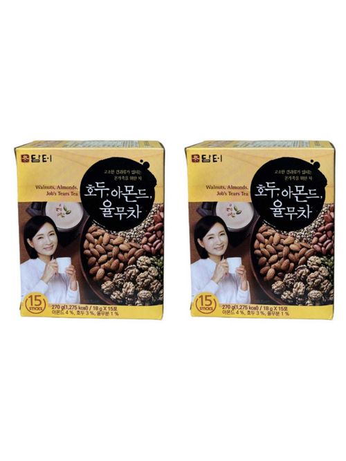 Корейский чай Damtuh Walnuts Almond Job's Tears 15 саше 2 шт