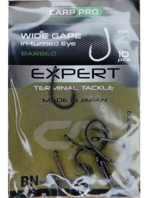 Крючок Wide Gape In-Turned Eye BN №4