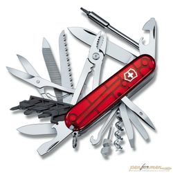 Нож перочинный Victorinox CyberTool 41 1.7775.T 91мм 41 функция полупрозрачный красный