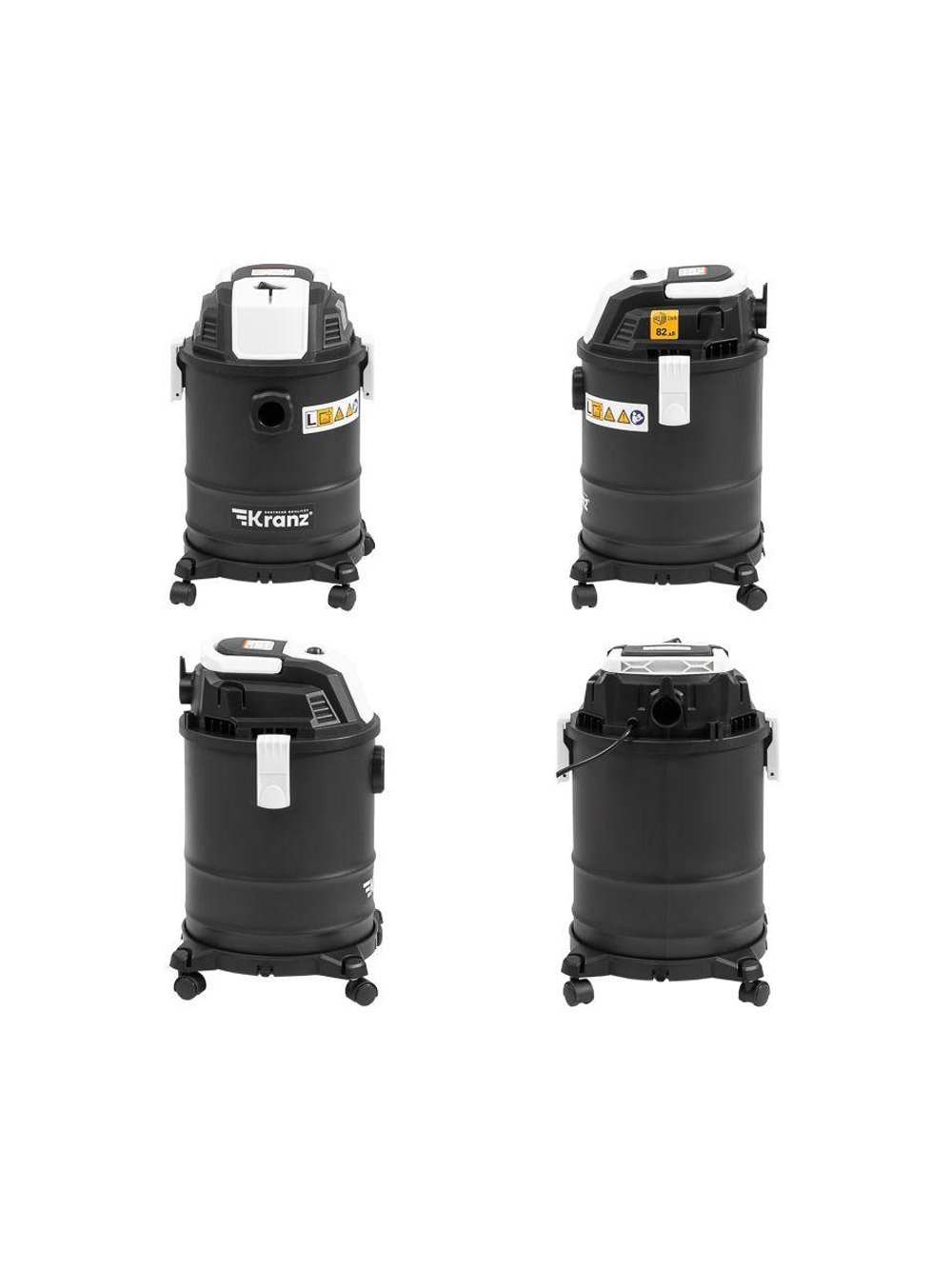 Пылесос строительный KR15 1200Вт 15л 4м Kranz KR-16-1115