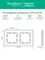 Рамка пластиковая на 2 поста Systeme Electric AtlasDesign Air Шампань ATN225502