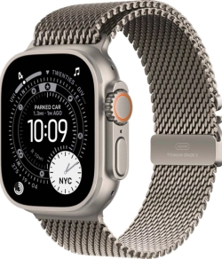 Смарт-часы Apple Watch Ultra 3 49 mm Natural Titanium case | ремешок Milanese Loop | Natural, М