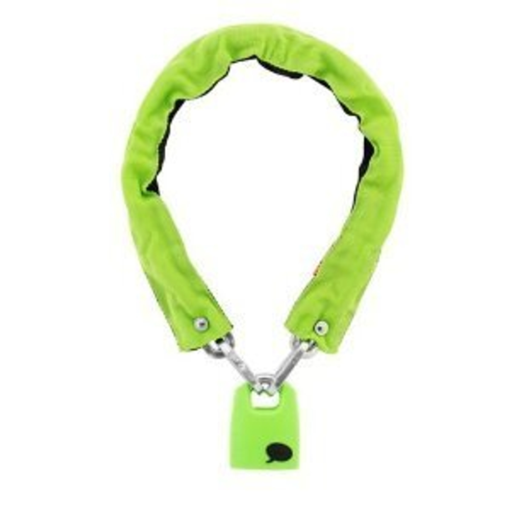 Велозамок Knog Straight Jacket Skinny арт: 11157 лайм / черный