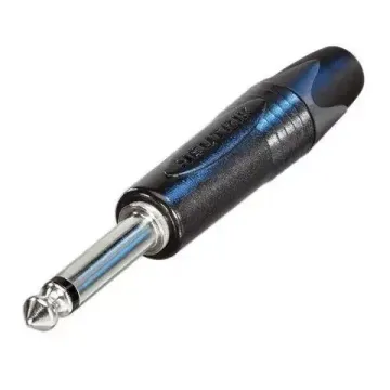 Neutrik NP2X-BAG кабельный разъем Jack 6,3мм TS (моно) штекер, черненый корпус