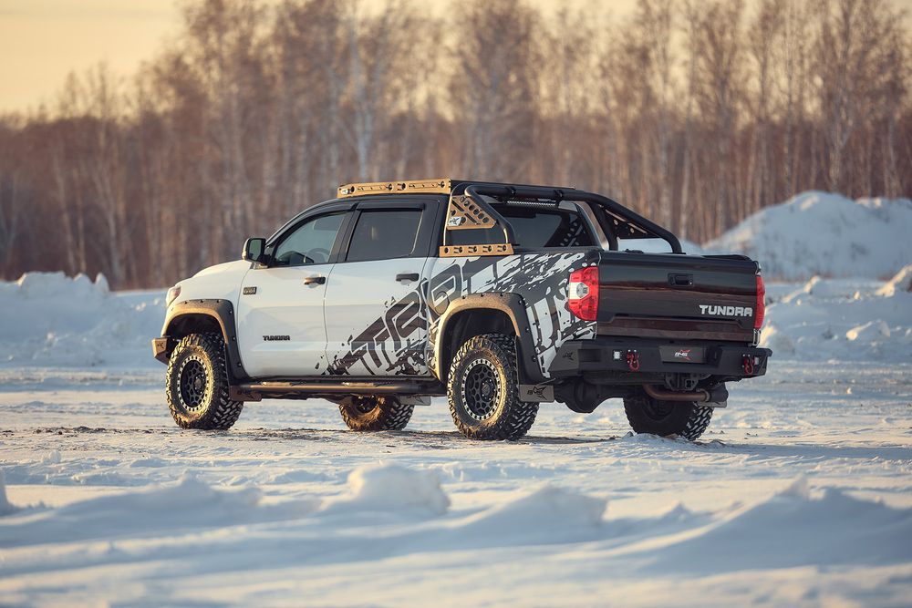 Бампер силовой задний BMS PRO-Line для Тойота Тундра 2014-2021