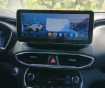 Магнитола для Hyundai Santa Fe 4 2018-2021 - Kuberg монитор 12.5" в стиле LEXUS на Android 12, 2К экран, Быстрая, CarPlay, 4G SIM-слот