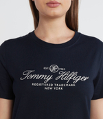 Футболка REG HILFIGER SCRIPT C-NK SS Tommy Hilfiger - темно-синий(WW0WW40293)