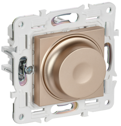 SKANDY Светорегулятор поворотный 600Вт SK-D01Sa песочный IEK