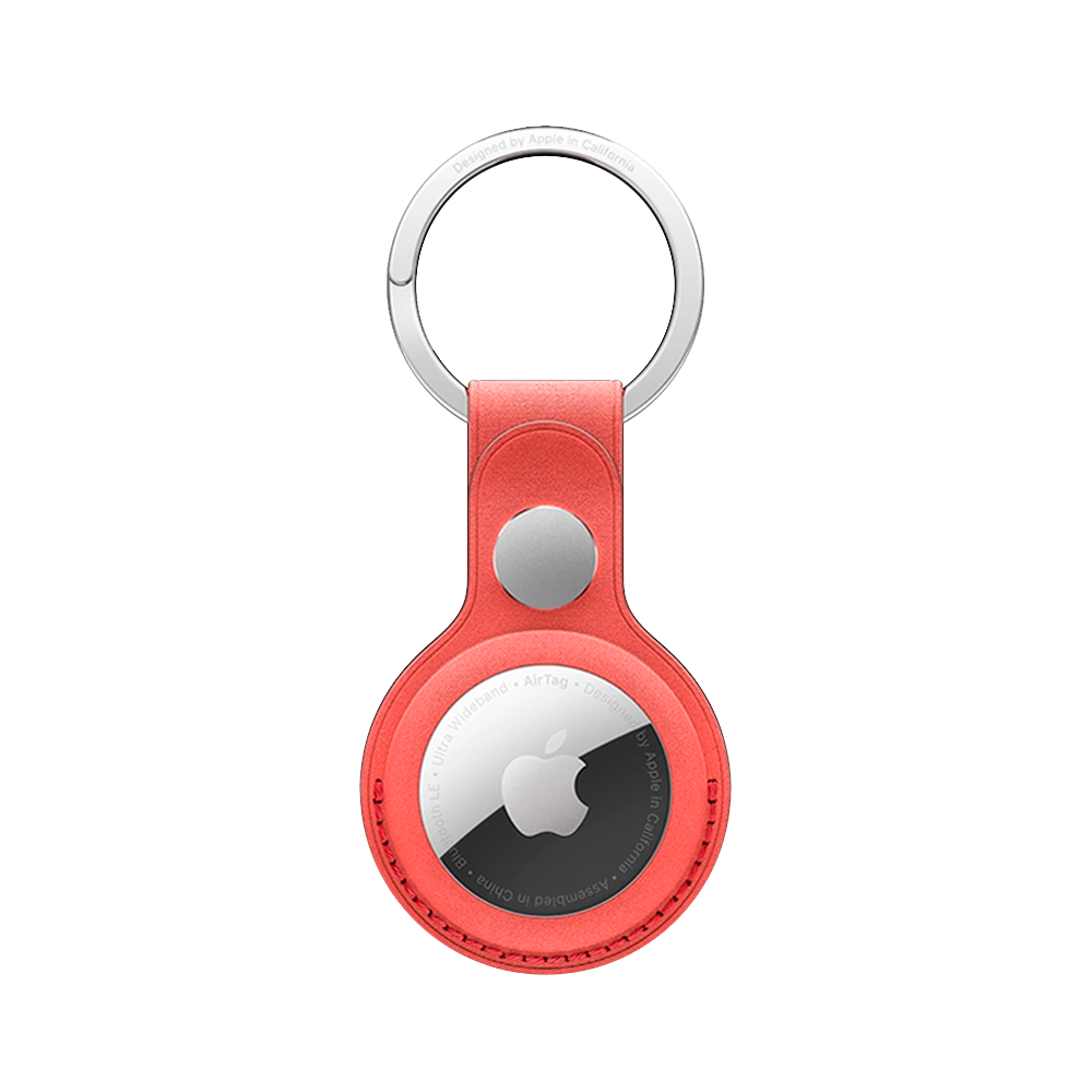 Тканевый брелок с заводным кольцом Apple FineWoven Key Ring для AirTag, Coral (Коралловый)