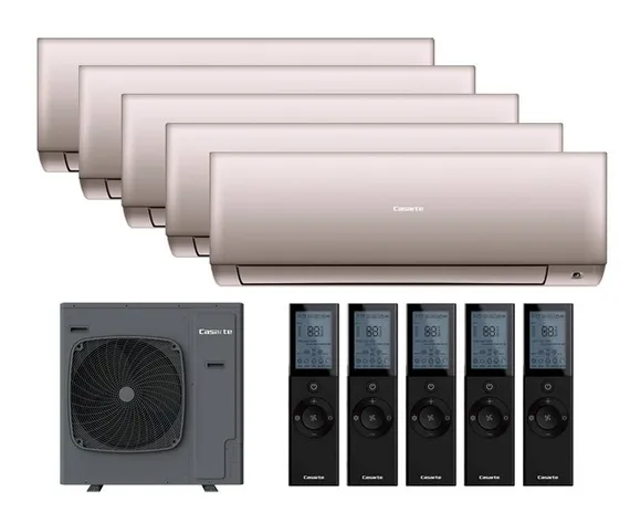 Мульти сплит-система Casarte 5 x CAS25CX1/R3-G / 5U105CM1/R3