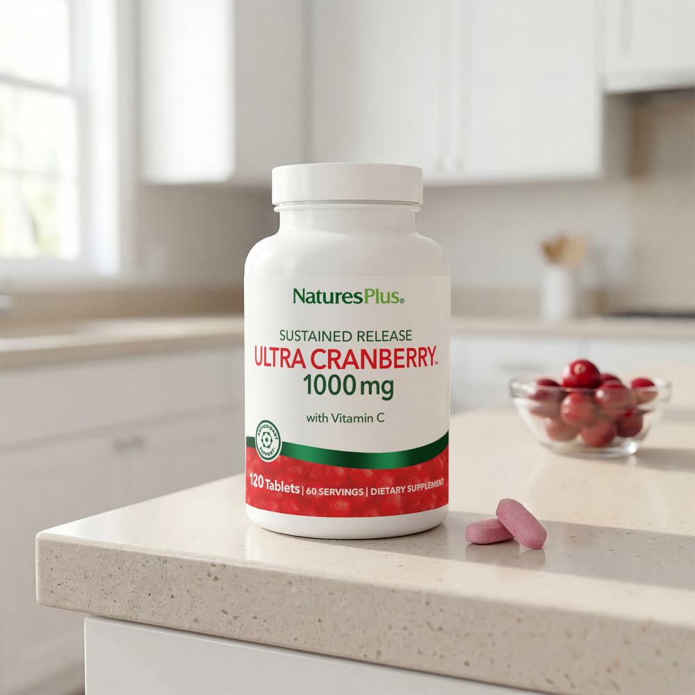 NaturesPlus, Ultra Cranberry™, продукт с длительным высвобождением, 120 таблеток