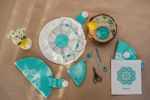 Набор круговых спиц Knit Pro Mindful Explore (Исследовать) нержавеющая сталь, пластик, серебристый, бирюзовый, 8 видов спиц в наборе, 36320