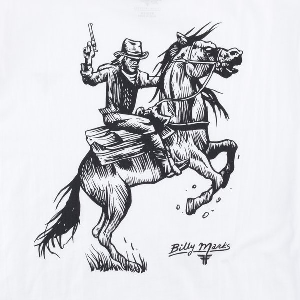 Футболка Fallen Revolver ll Tee (white/black) - Billy Marks артикул:FMO1RE12 - купить в магазине Дайс
