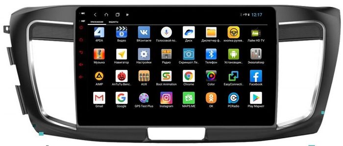 Магнитола для Honda Accord 9 2013-2015 - Parafar PF400XHD на Android 13, CarPlay, 4G SIM-слот