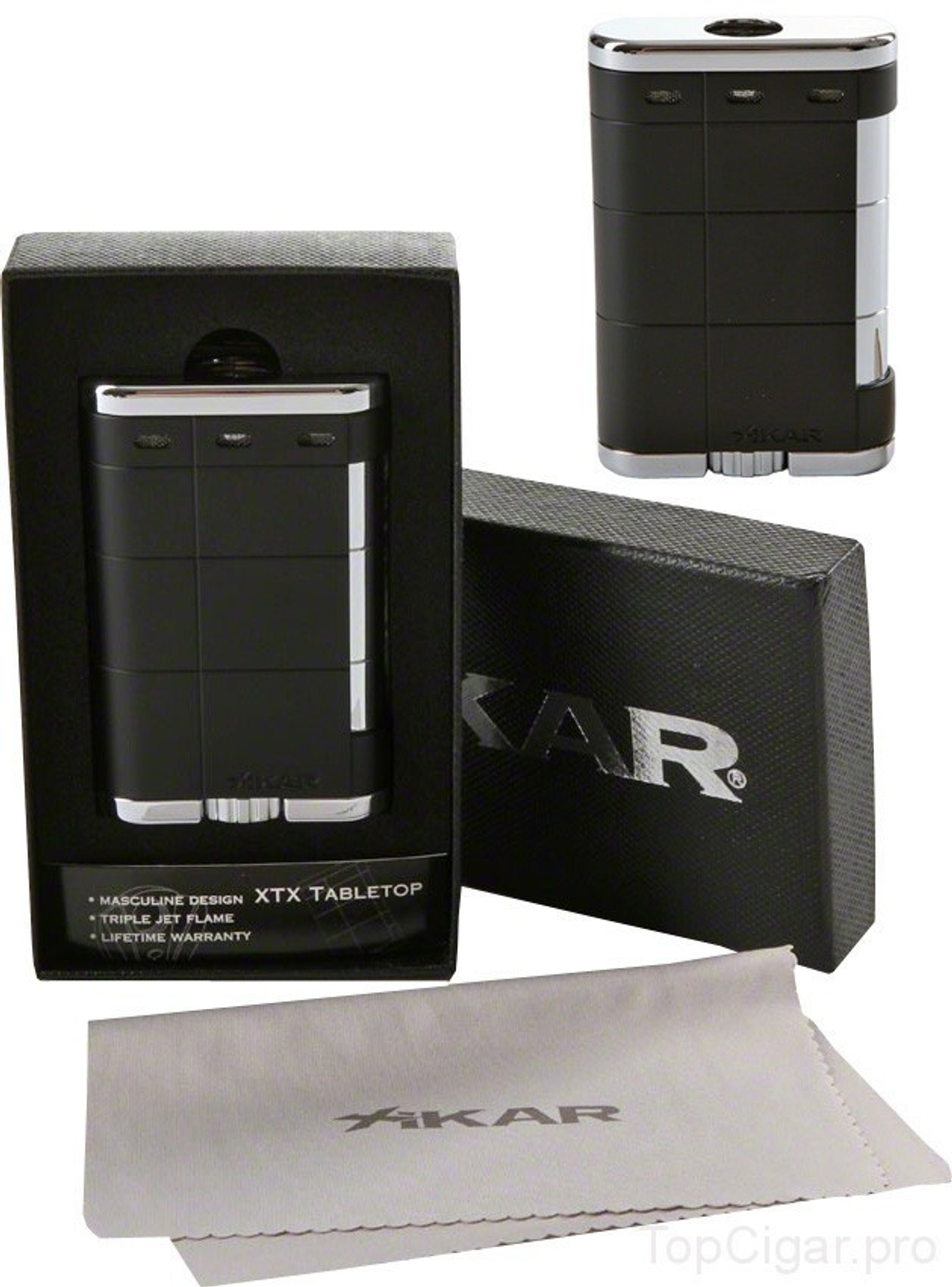 Xikar 535 RD Allume Tabletop Red