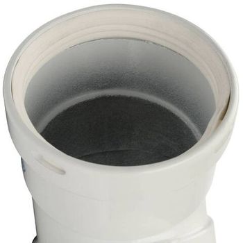 STOUT Элемент дымохода отвод 45° м/м Ø80 (групповая упаковка 10 шт)