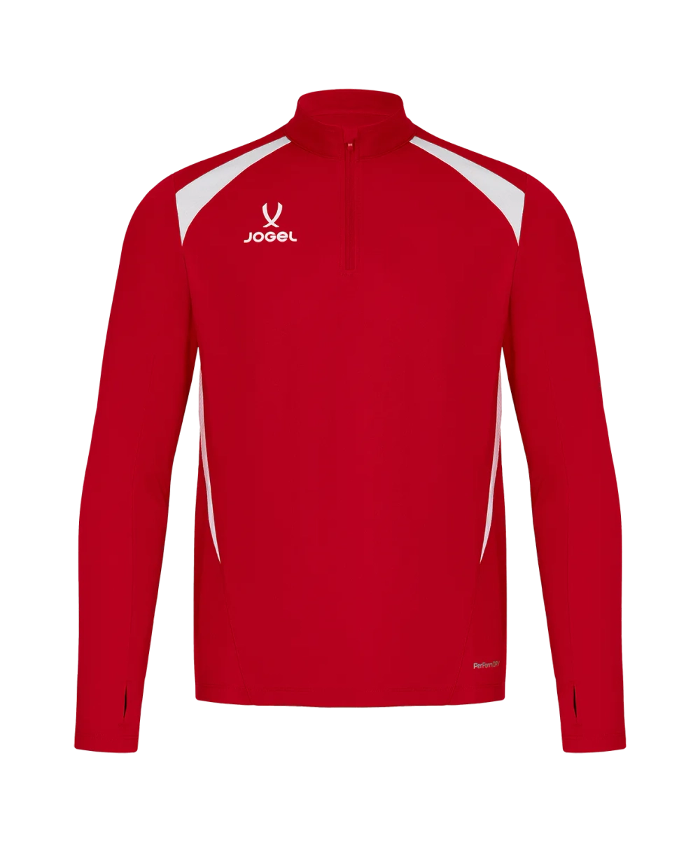 Джемпер тренировочный Jogel DIVISION PerFormDRY Training 1/4 Zip Top-K, красный R2