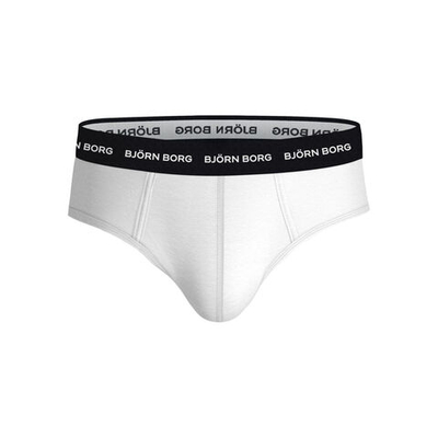 Björn Borg Cotton Stretch Brief Boxer Shorts 3 Pack Men - White, Black