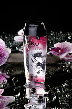 Вкусовой лубрикант Shunga Toko Aroma, клубника и шамп, 165 мл