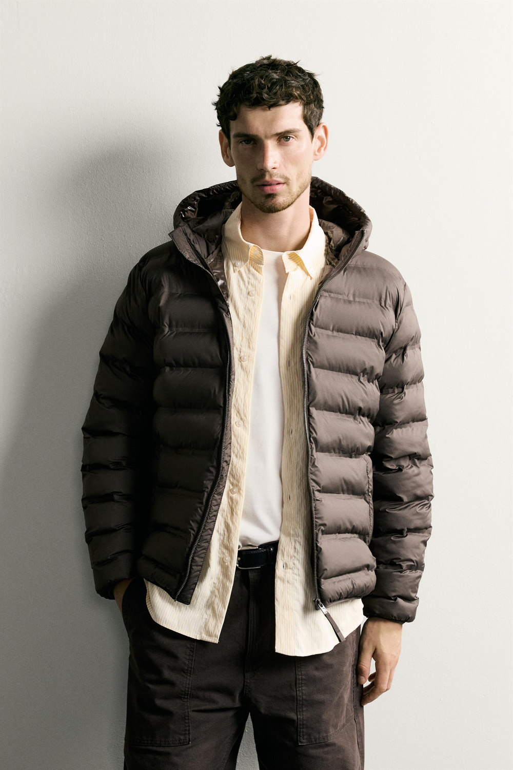 ЛЕГКАЯ СТЕГАНАЯ КУРТКА WATER REPELLENT — ZARA