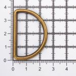 Полукольцо литое металл 32.0 мм (in), (внешн. 39х26 мм), ОВ Бронза, MB2328, 6 шт