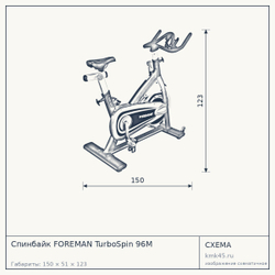 Спинбайк FOREMAN TurboSpin 96M — от 94 000 ₽