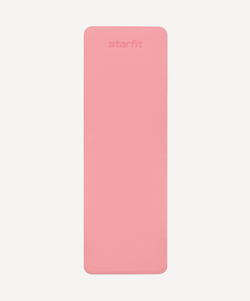 Коврик для йоги и фитнеса STARFIT FM-201, ТПЭ, 183x61x0,6 см, розовый/голубой