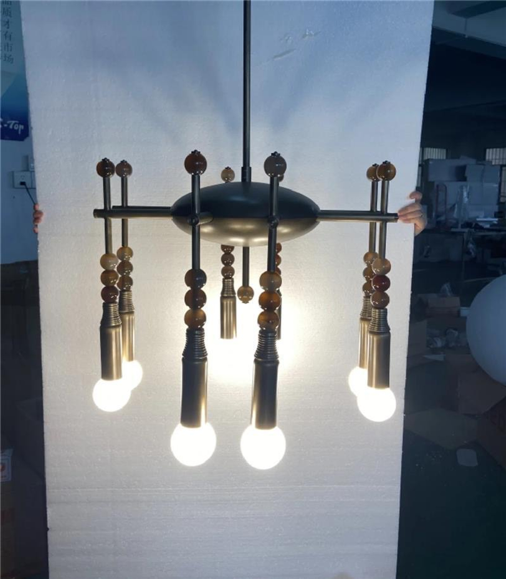 Chandelier Talisman by Apparatus (6 lampshades)