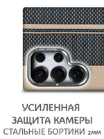 Дизайнерский чехол для SAMSUNG GALAXY S25 ULTRA с камерой-подставкой и MagSafe