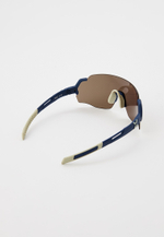 Спортивные очки с диоптриями HILX Savage (L) / Matt Blue Warm Grey / Gold Lens
