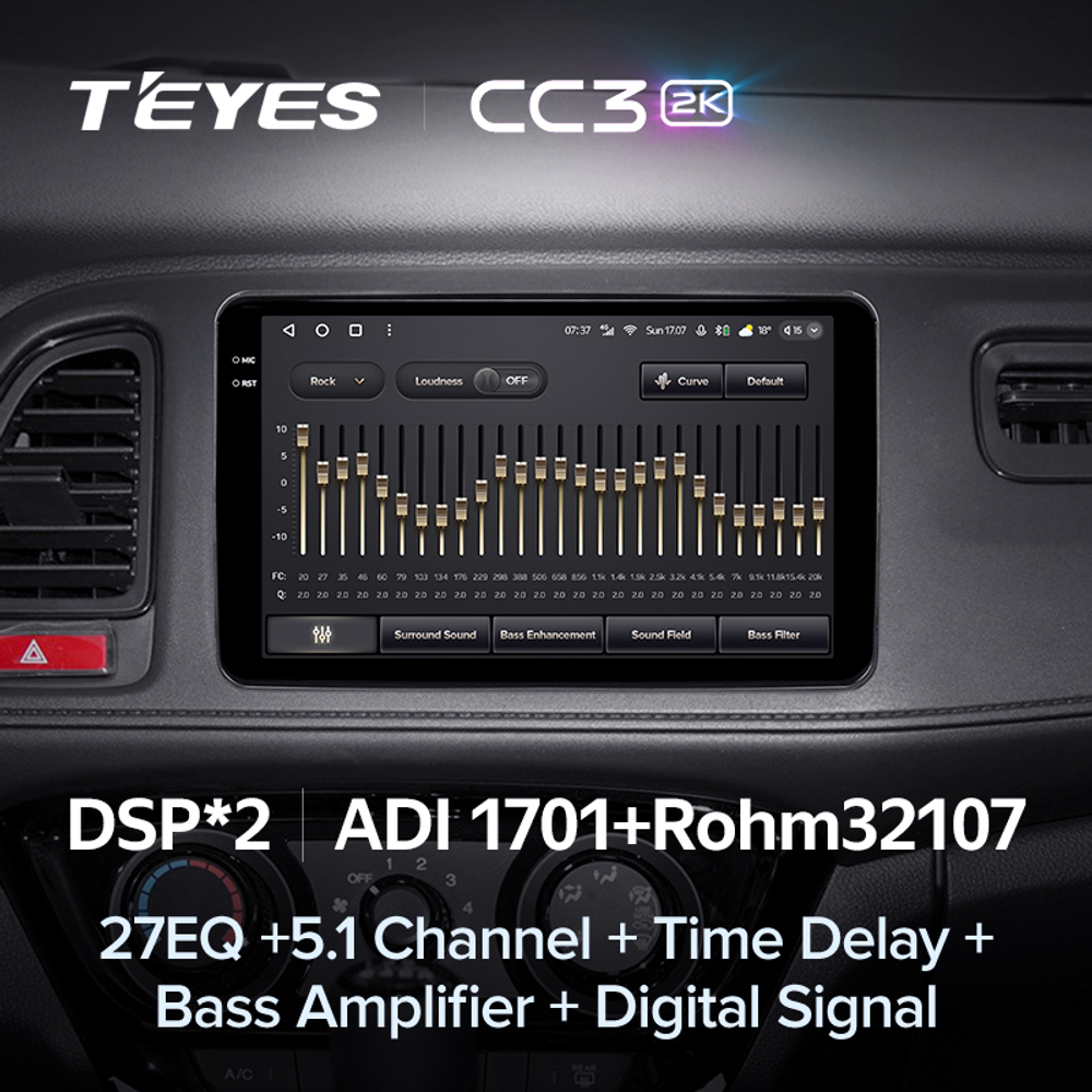 Teyes CC3 2K 9"для Honda Vezel, HR-V 2015-2017