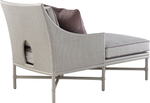 Кресло McGuire Open Oval Caned Chaise Lounge