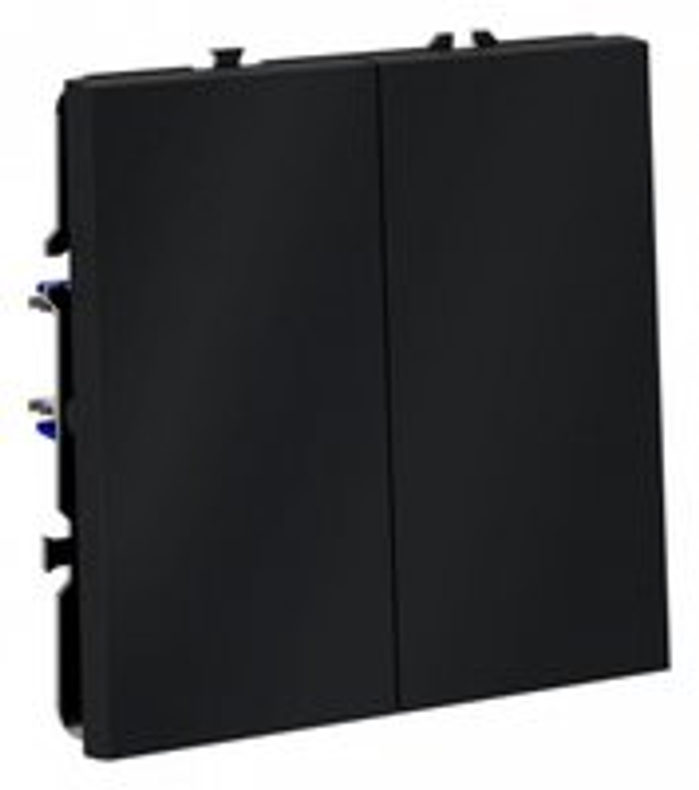 Выключатель двухклавишный без рамки Voltum S70 VLS020607
